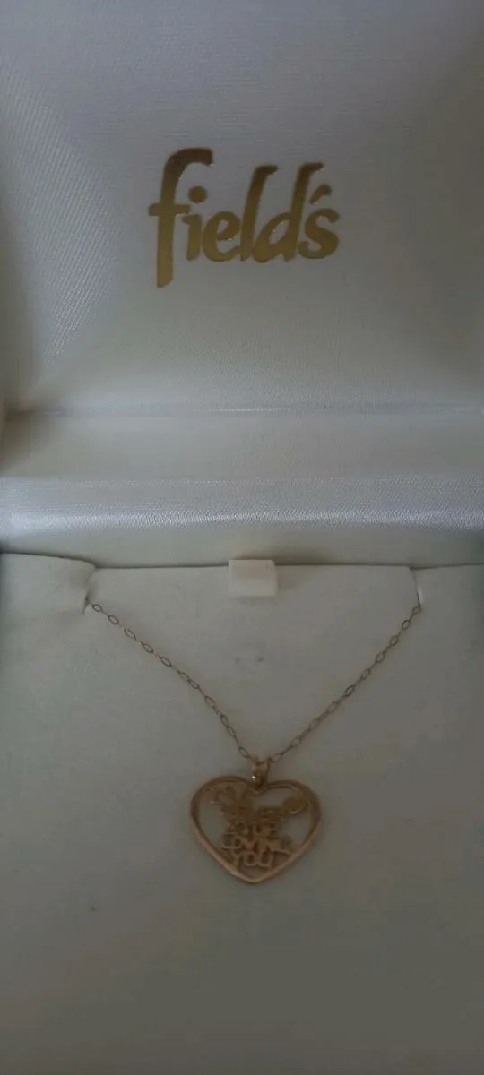 Gold heart chain - Image 3