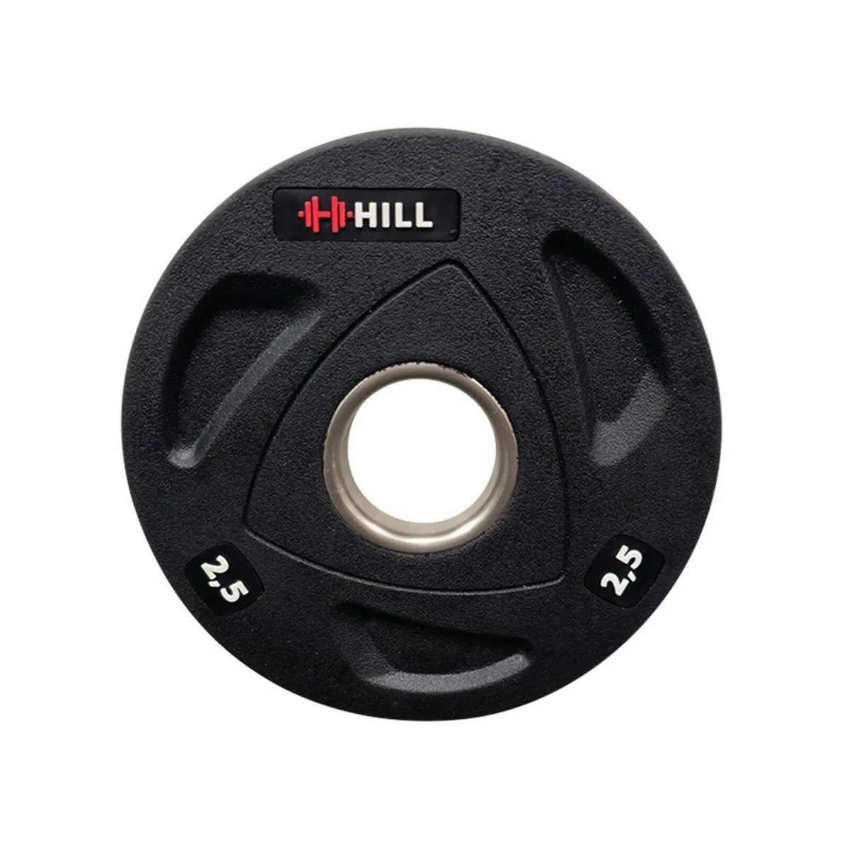 Tri Grip Rubber Coated Olympic Weight Plates, Gym - Image 3