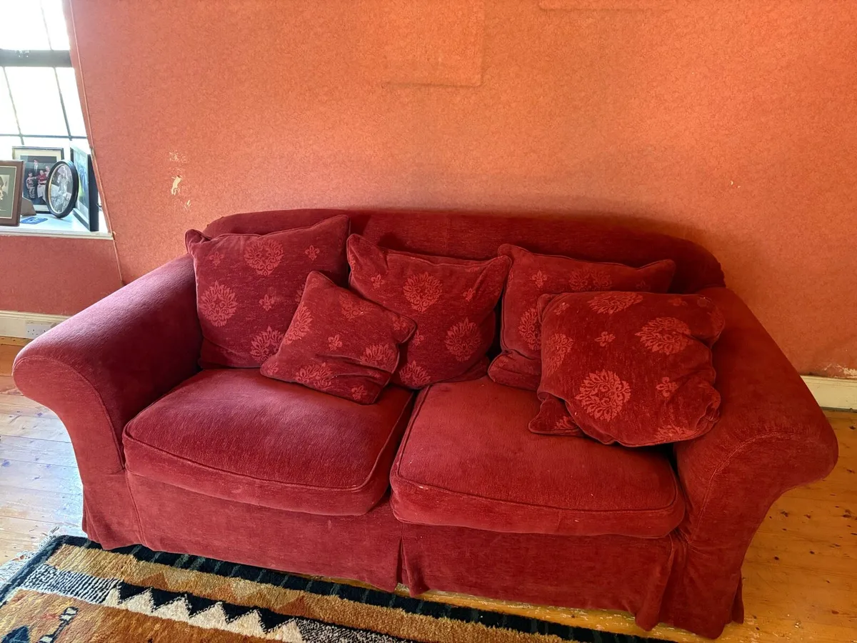 Couches (blue and dark terracotta) - Image 2