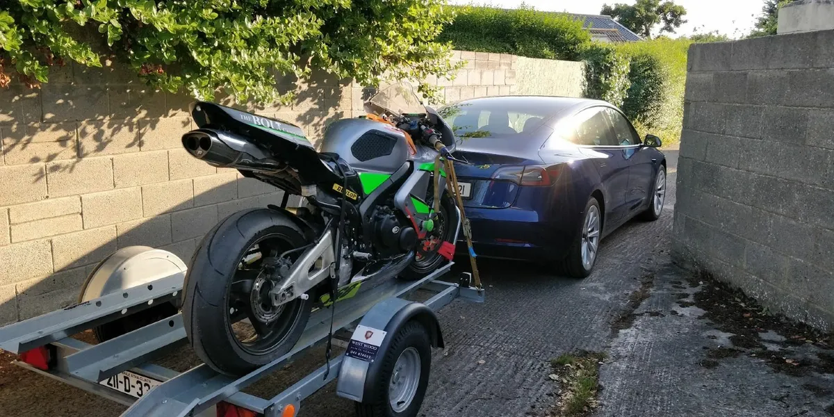 Motorbike trailer West Wood 3 runner - Image 4