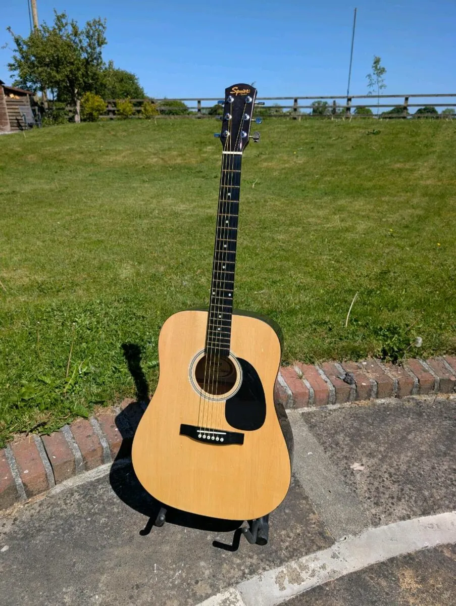 Fender Squire Acoustic Guitar - Image 1