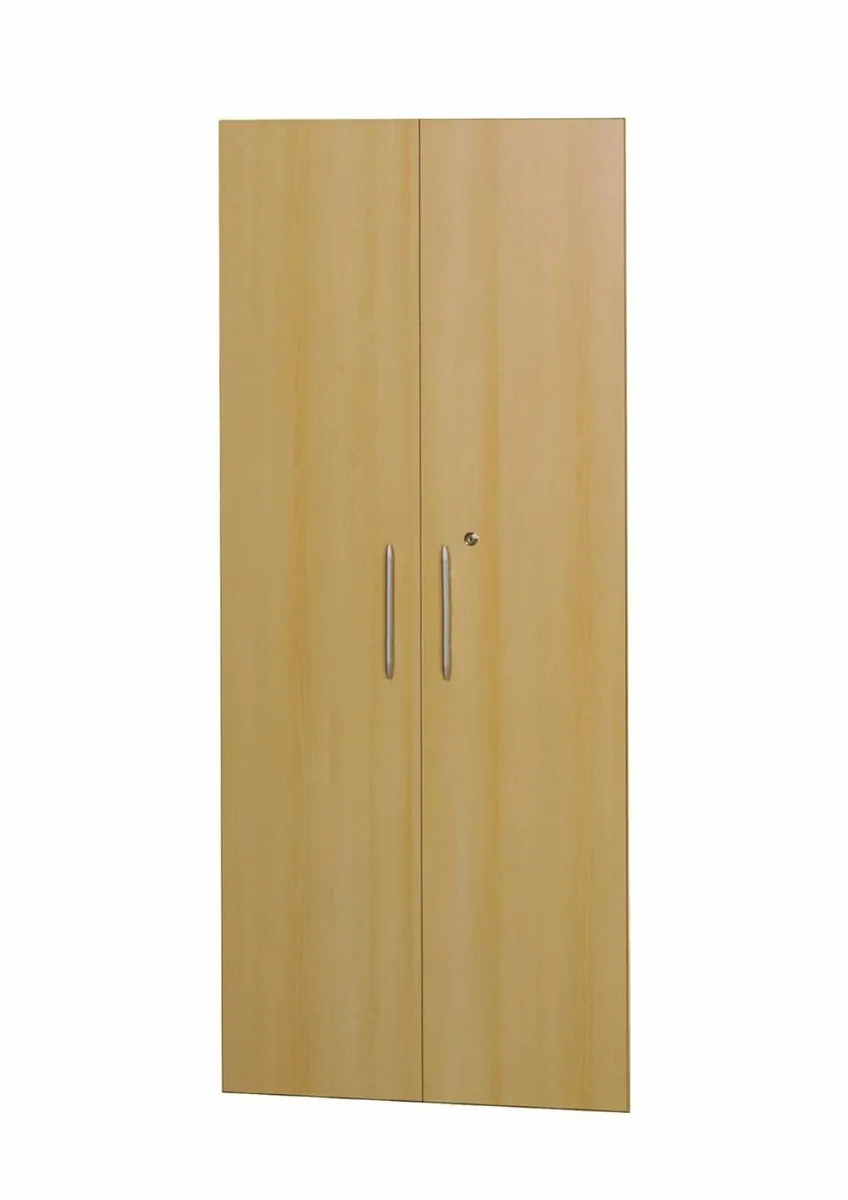 Lot 10 tall beech door sets - £100