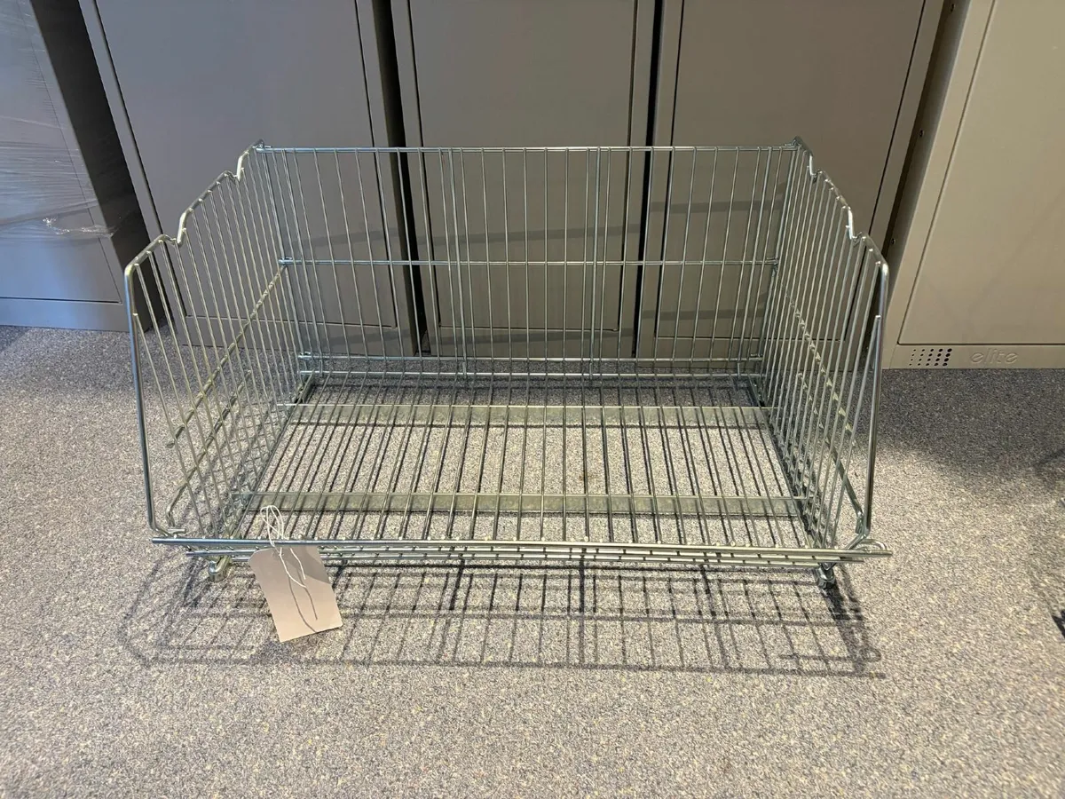 Stackable Wire Mesh Storage Racks - £25+VAT - Image 3