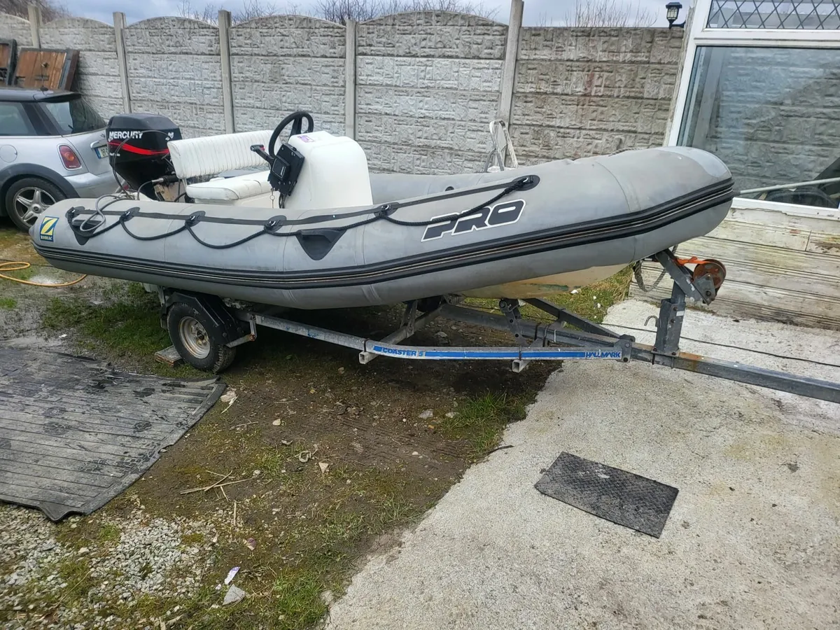 READY FOR WATER TODAY FISHING BOAT RIB TRAILER ENG - Image 1
