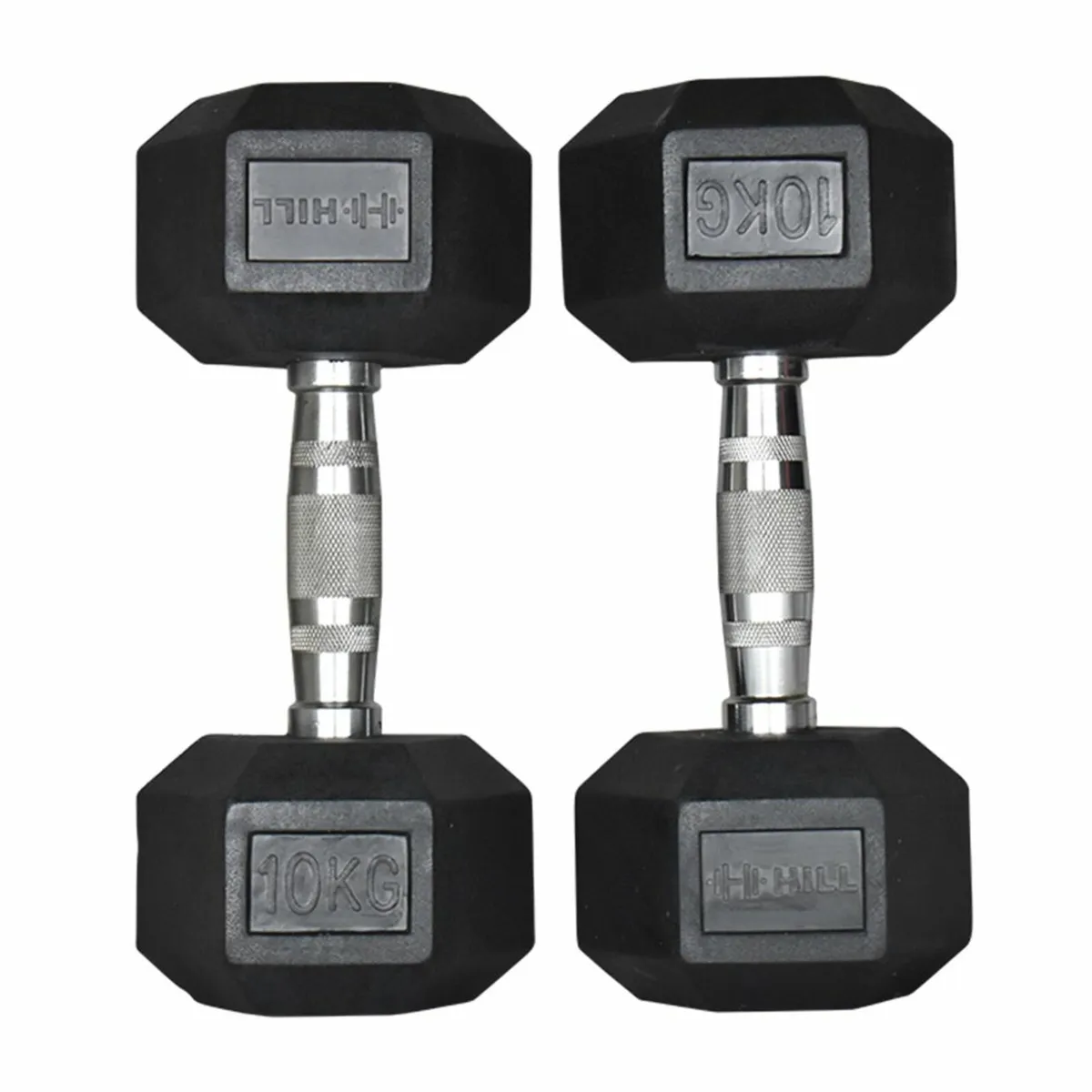 Rubber Hex Dumbbell Set 2.5kg - 30kg - Weights Gym - Image 3