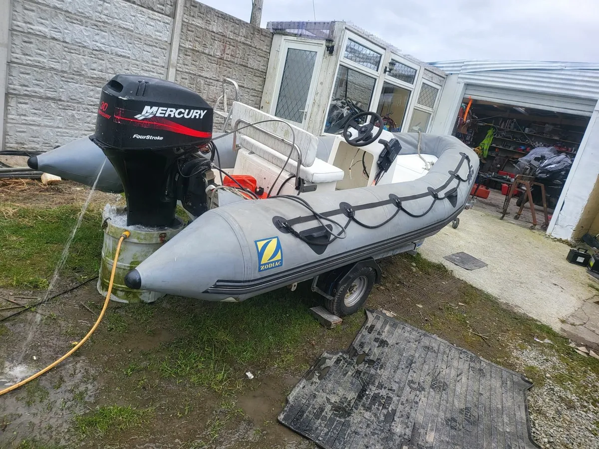 READY FOR WATER TODAY FISHING BOAT RIB TRAILER ENG - Image 1