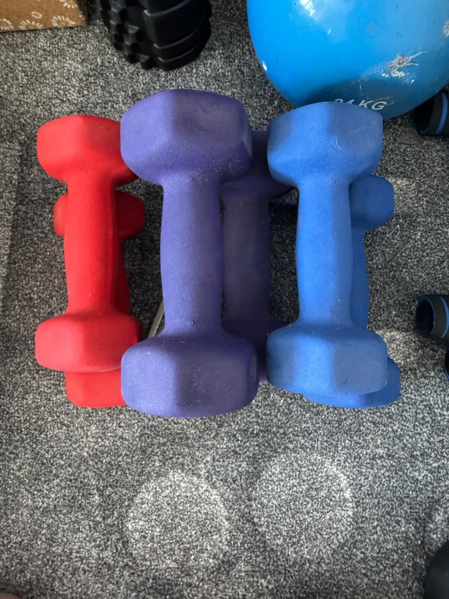 3 sets of dumbbells - Image 1