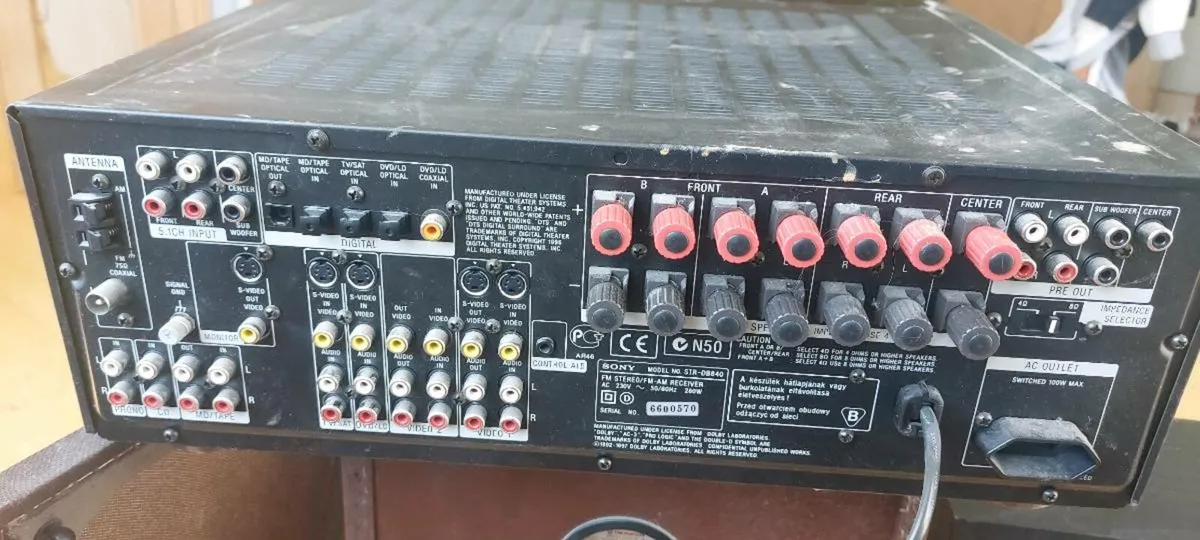 Vintage Amplifier and Speakers - Image 4