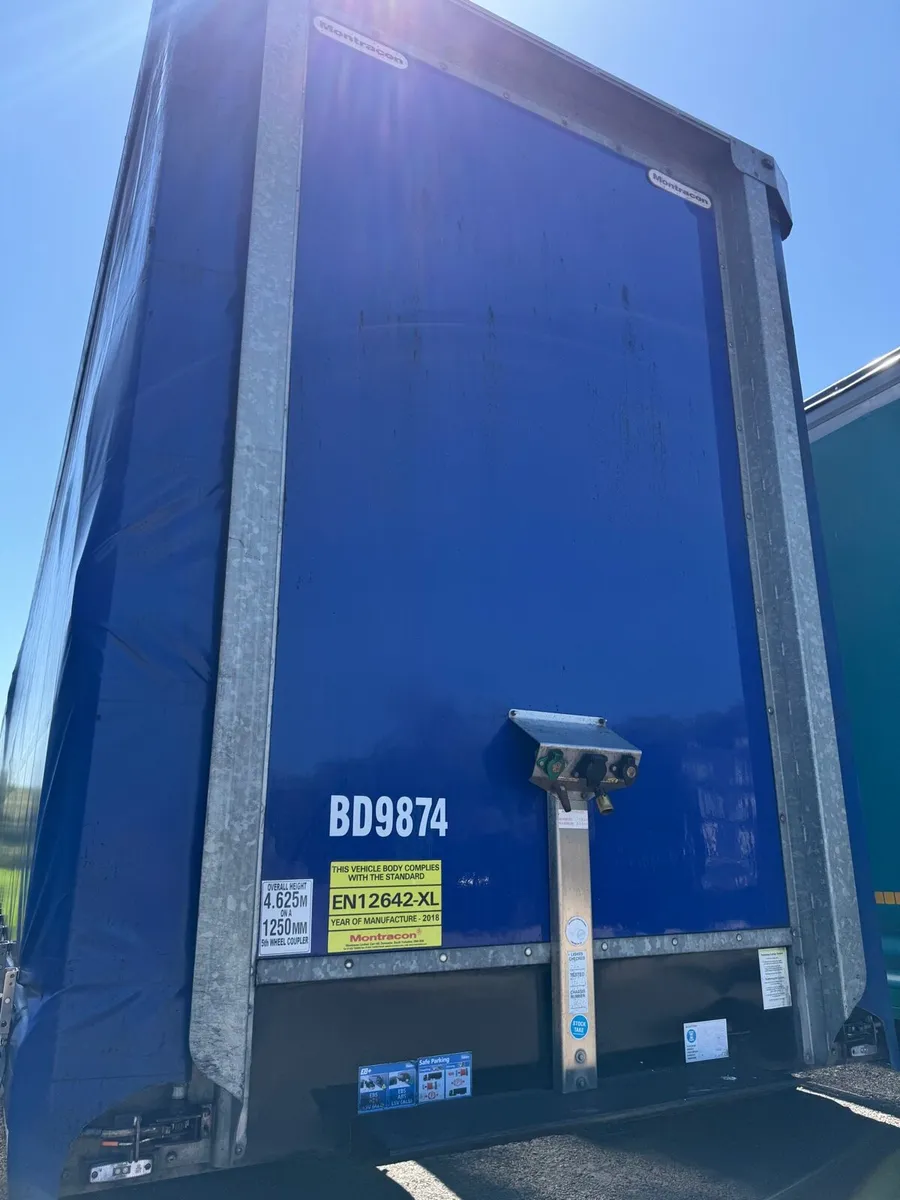 2x 2018 Montracon Curtainsider - Image 2
