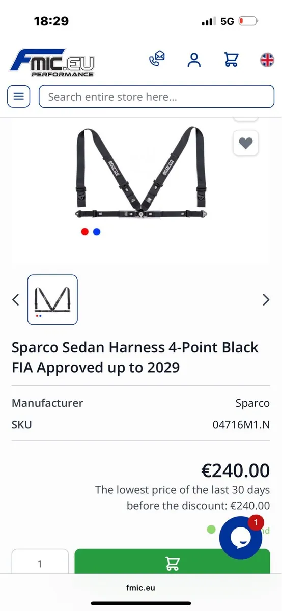 SPARCO HARNESS KIT AND TURBO SHIELD - Image 4
