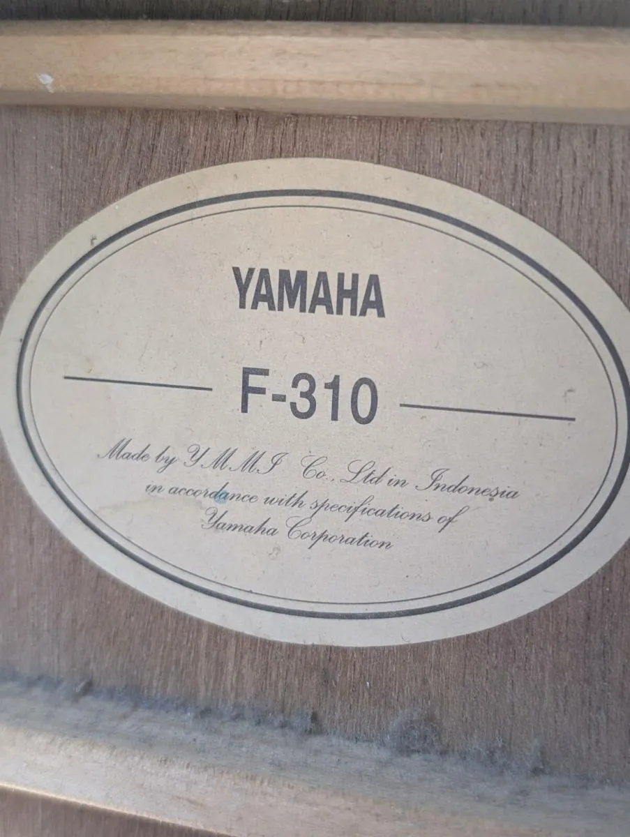 Yamaha F310 Acoustic Guitar - Image 3