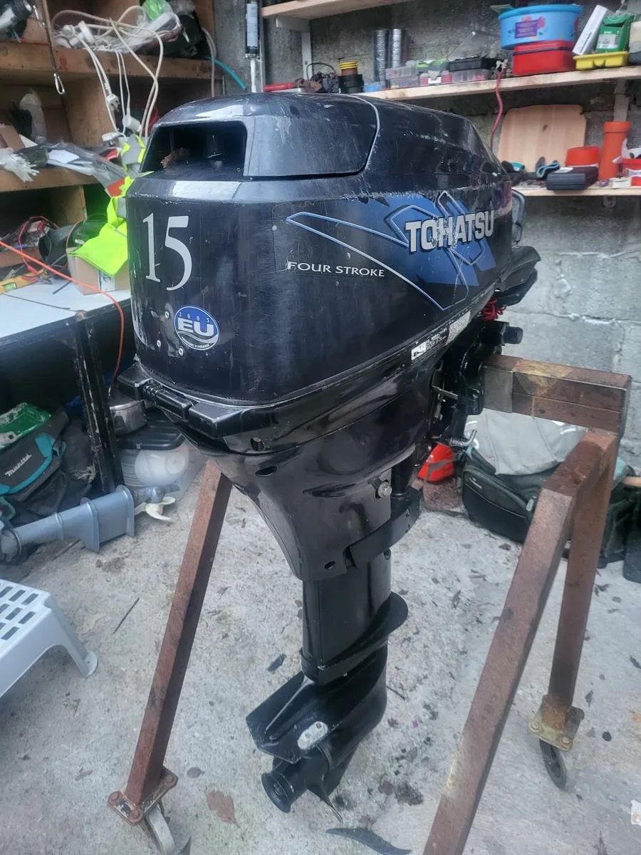 LONGSHAFT 15HP 4 STROKE BOAT OUTBOARD ENGINE - Image 1