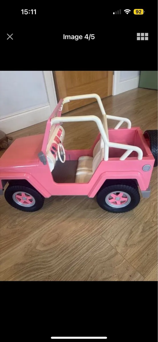 Our Generation beach house camper jeep car - Image 4