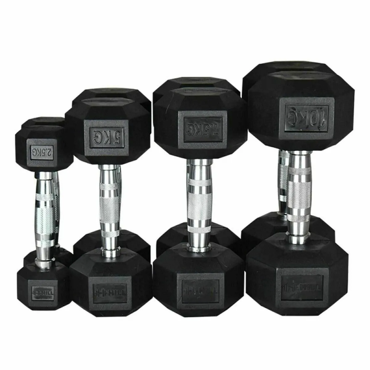 Hex Dumbbell Set 2.5kg - 10kg - Weights Gym