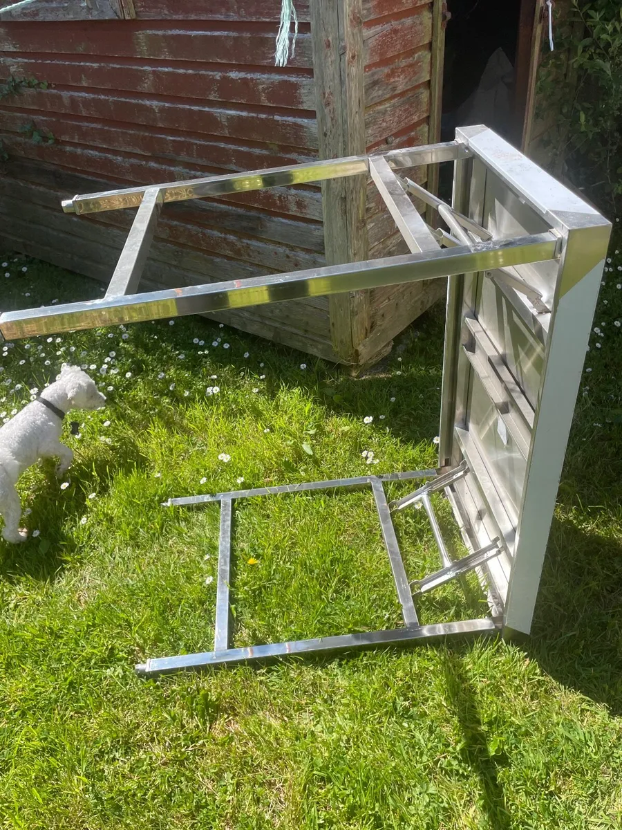 Stainless folding table - Image 2