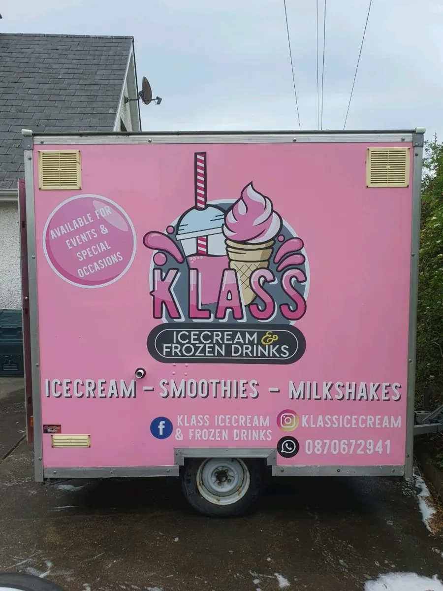 Soft Serve Ice Cream trailer hse approved - Image 2