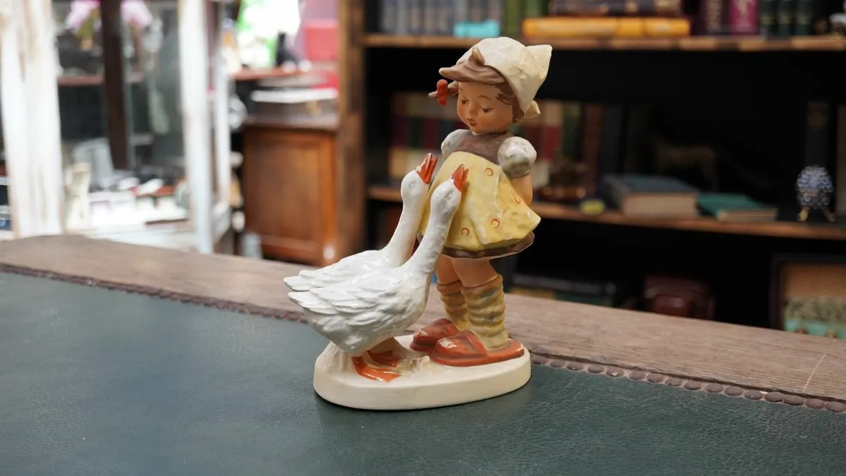 Goebel Hummel Figurine - Goose Girl - Image 1