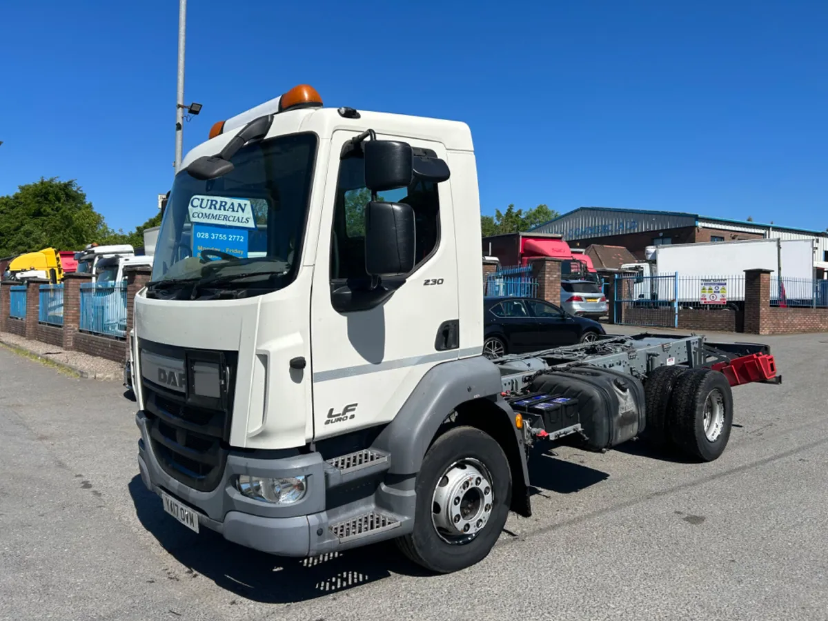 2017 Daf lf 230 14 ton swb chassis cab - Image 1