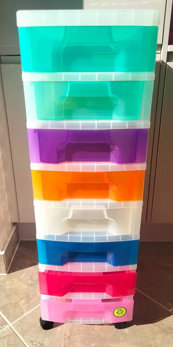 Lego Storage unit with 8 colour Drawers - Image 1