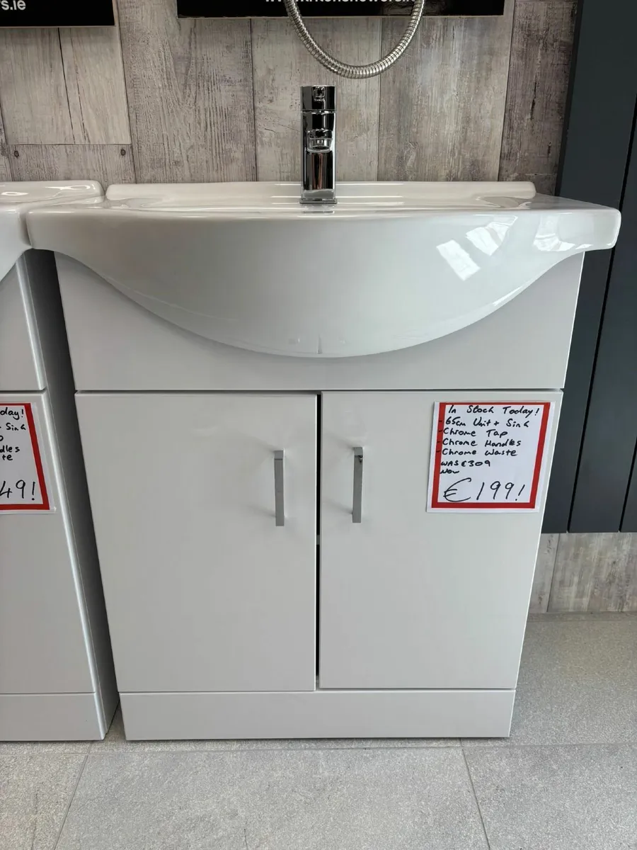 Bathshack Cork - 65cm Vanity Unit & Tap Package - Image 1