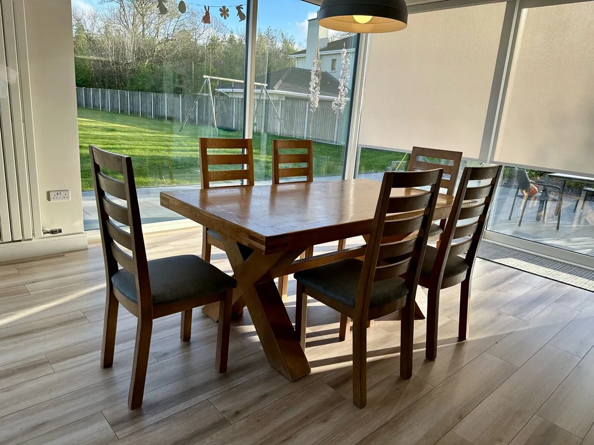 Dining Table & 6 chairs - Image 4