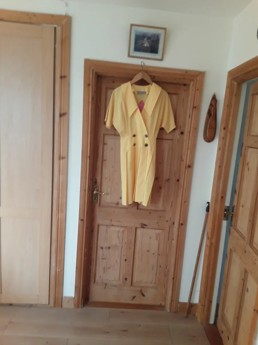 Lovely new lemon vintage dress size 10 - Image 2