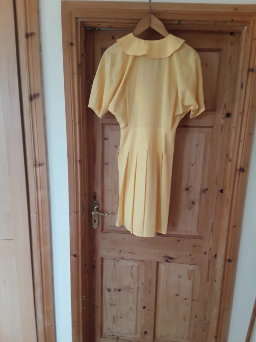 Lovely new lemon vintage dress size 10 - Image 4
