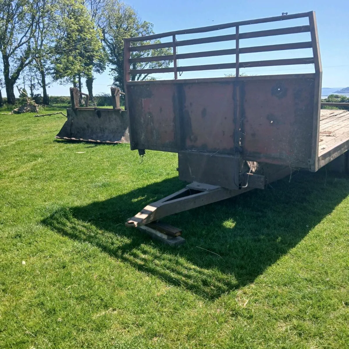 15ftx8ft steel bale trailer - Image 2