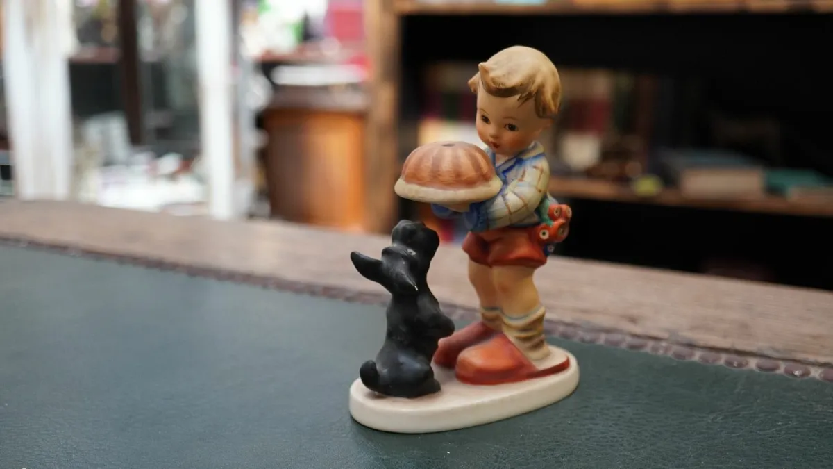 Goebel Hummel Figurine - Bringing His Share - Image 1
