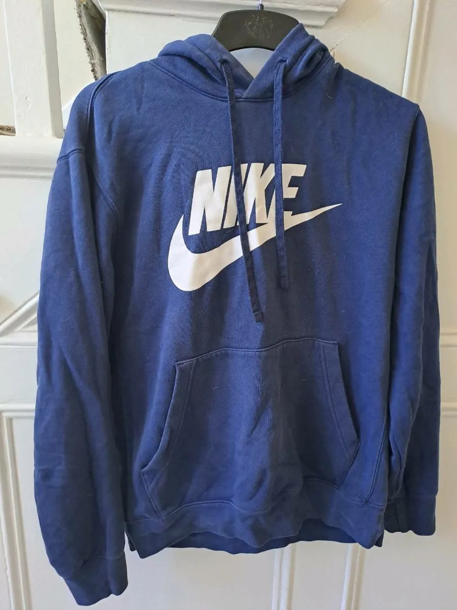 Blue Nike hoodie size S - Image 1