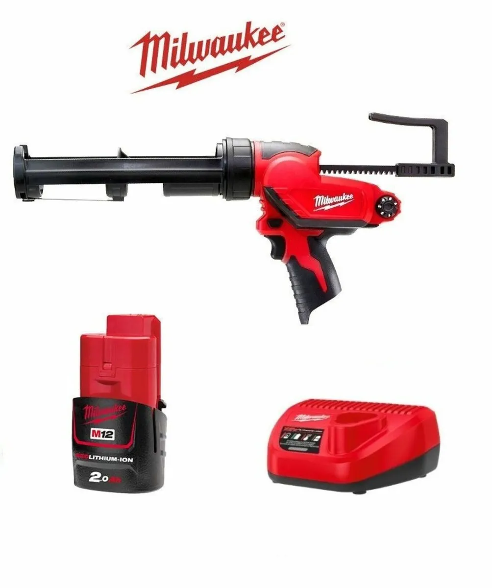 Milwaukee M12 Cordless Caulk Gun kit - Image 2