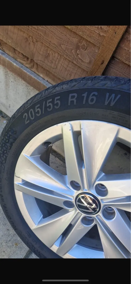 Original 16” Volkswagen Golf Alloy Wheels - Image 2