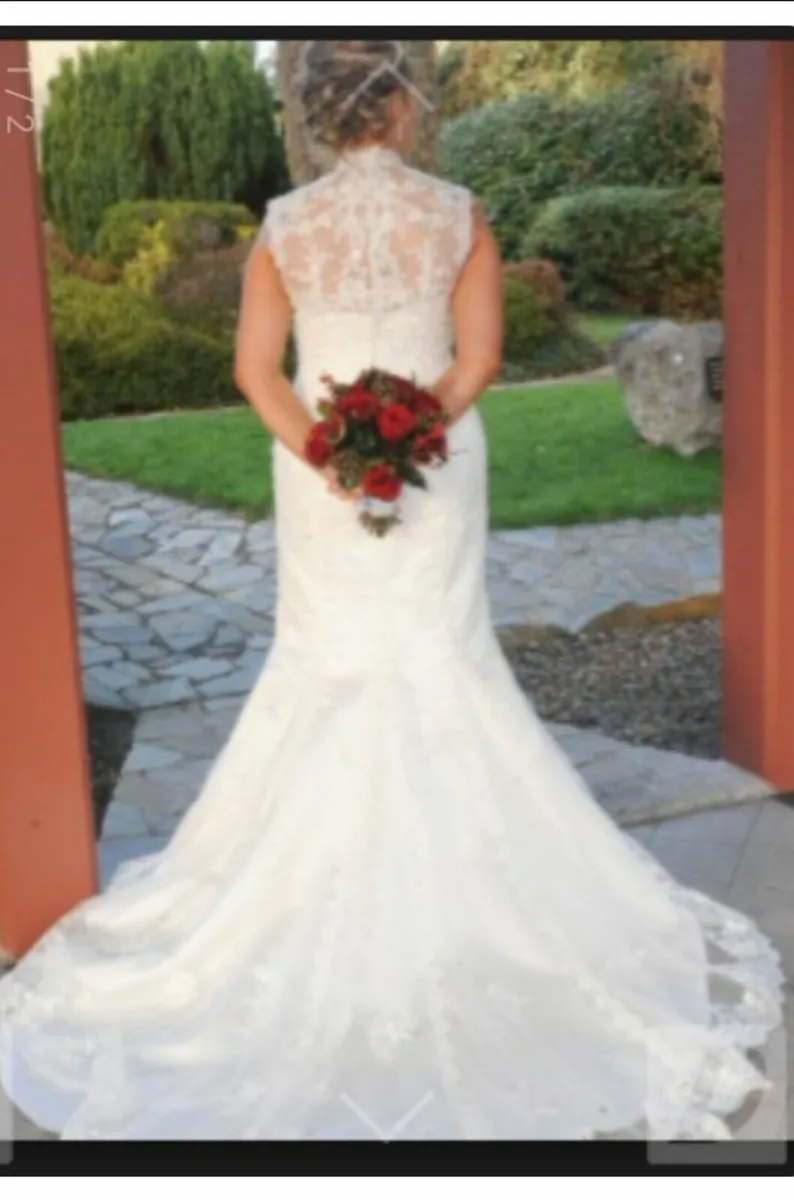 Designer Wedding Dress - Image 1
