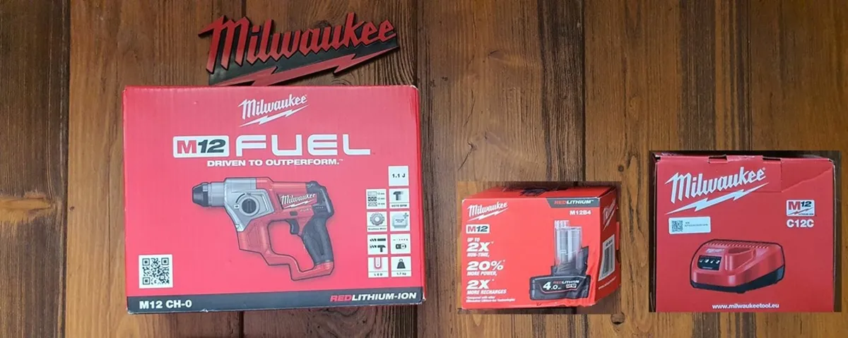 Milwaukee M12 Fuel SDS-Plus Hammer Drill - Image 2