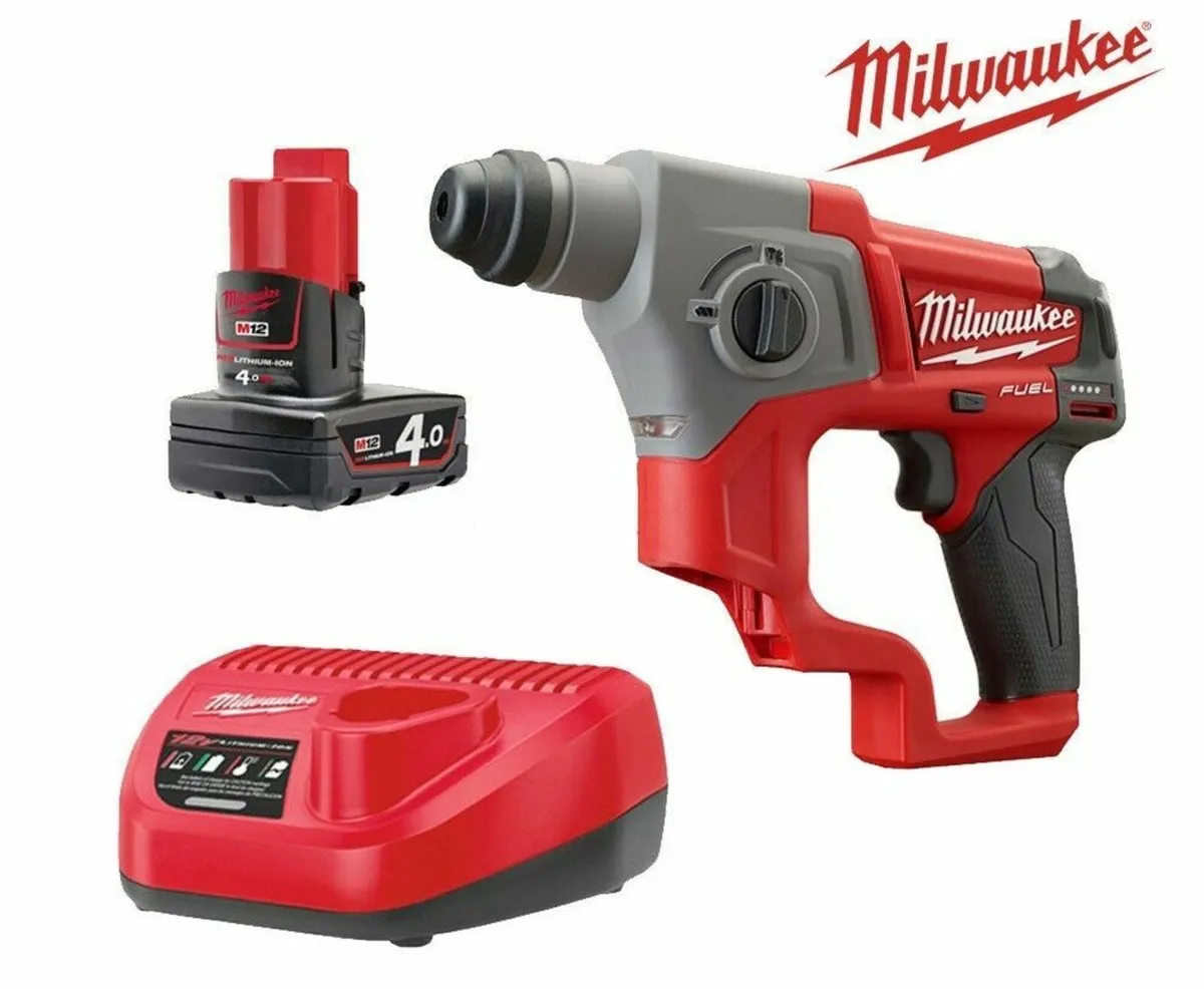 Milwaukee M12 Fuel SDS-Plus Hammer Drill - Image 3