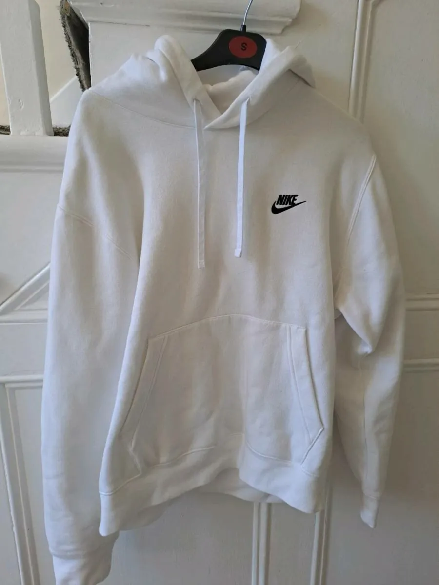 Nike hoodie white size S - Image 1