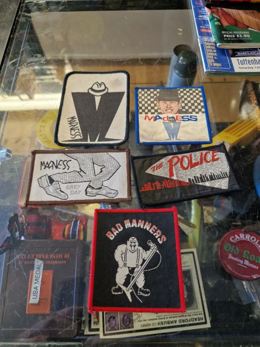 Vintage Madness Police Bad Manners Badges - Image 1