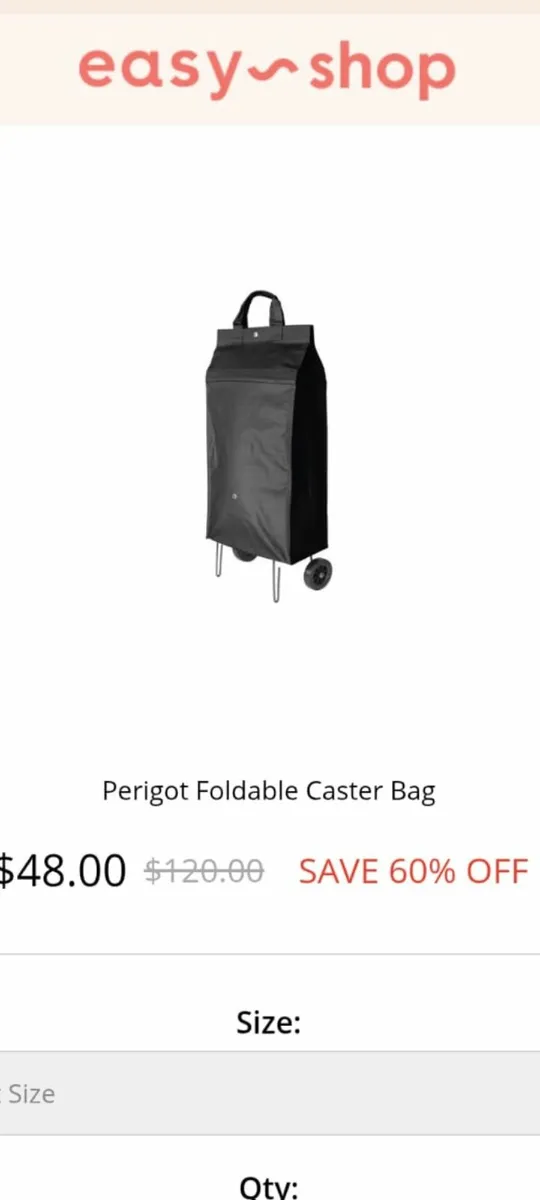 Foldable trolley perfect for shopping - Image 2