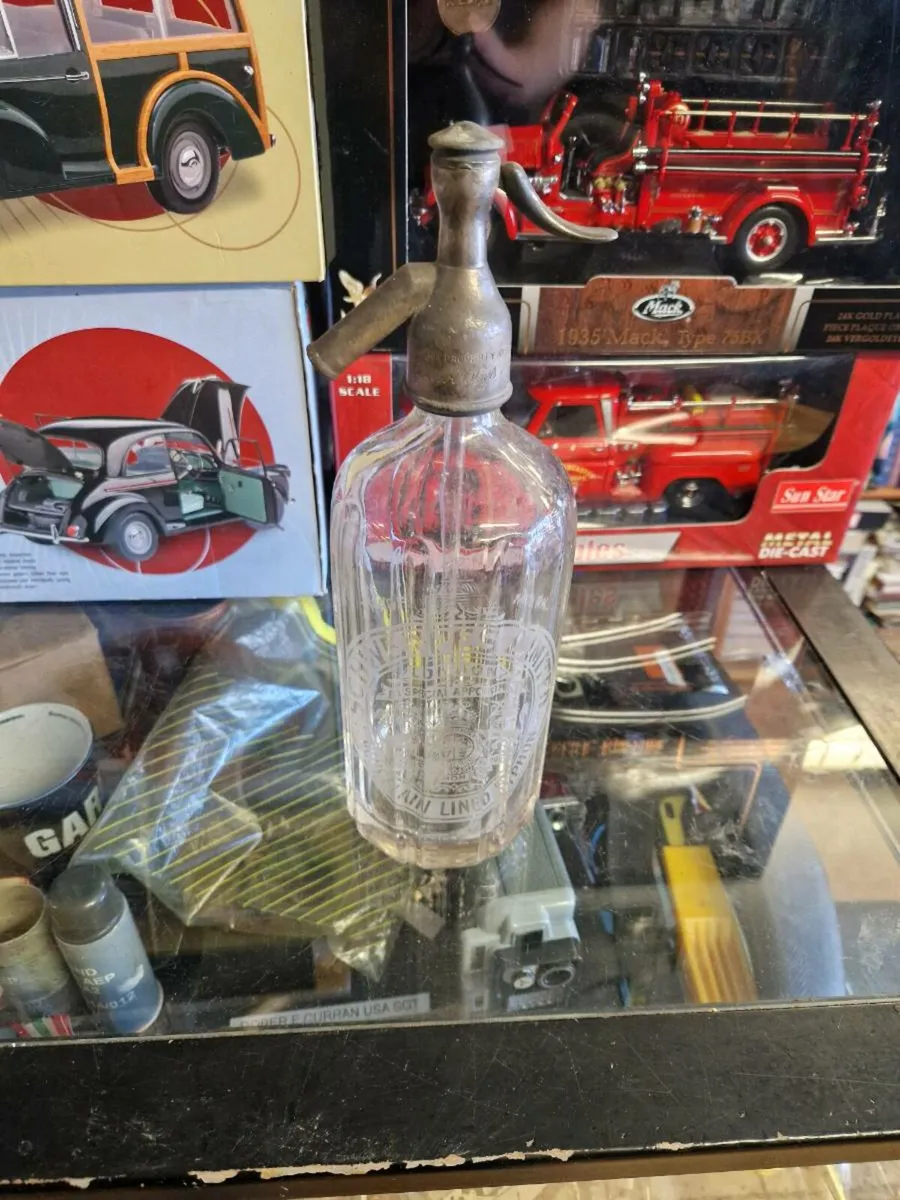 Vintage Soda Water Bottle - Image 1