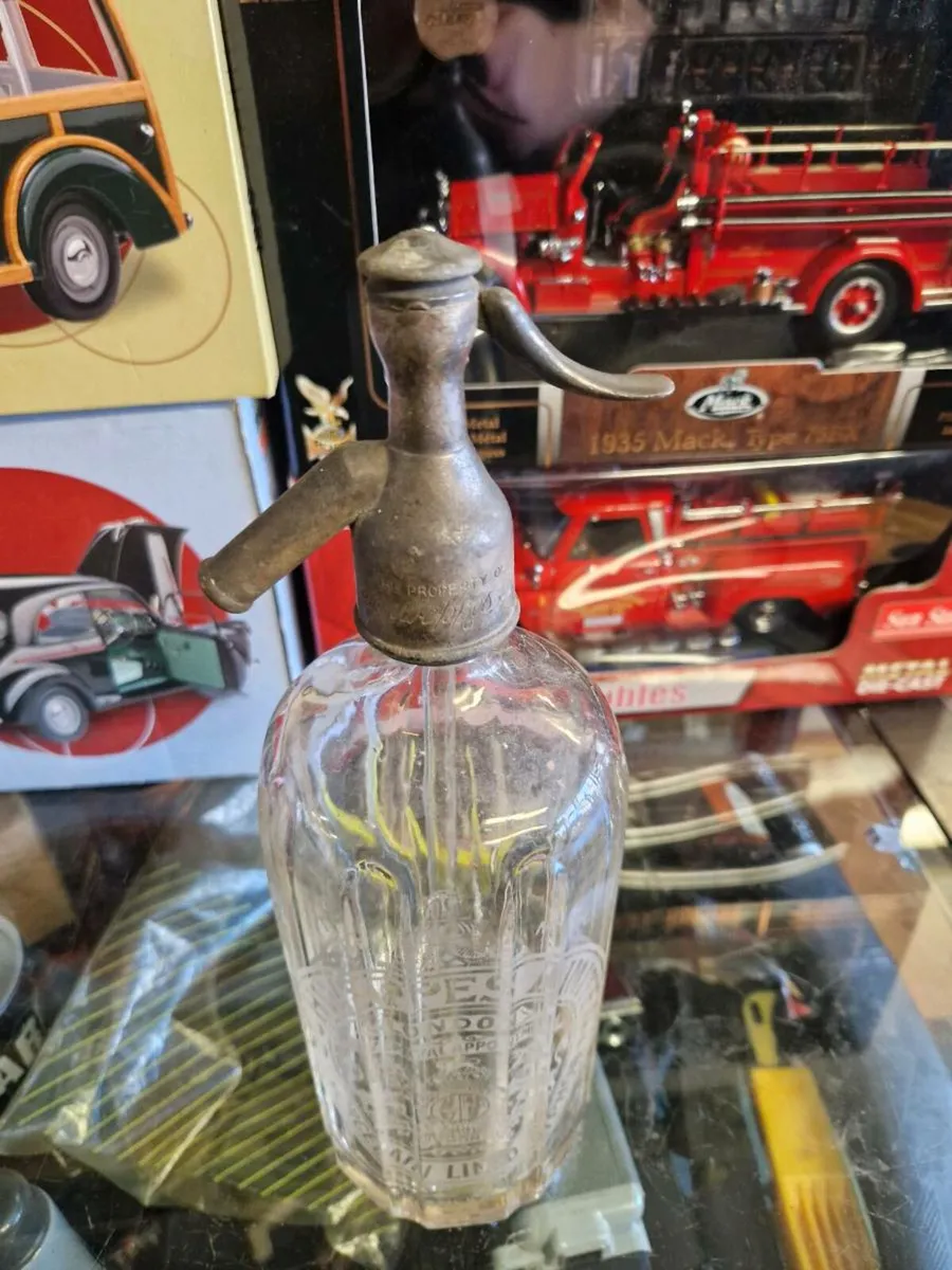Vintage Soda Water Bottle - Image 4