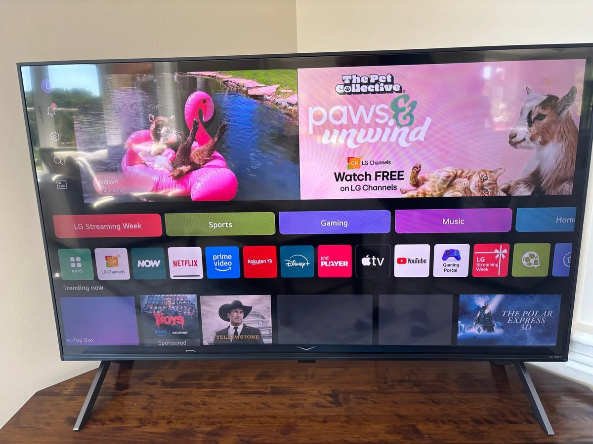 LG 43 inch QNED tv - Image 1