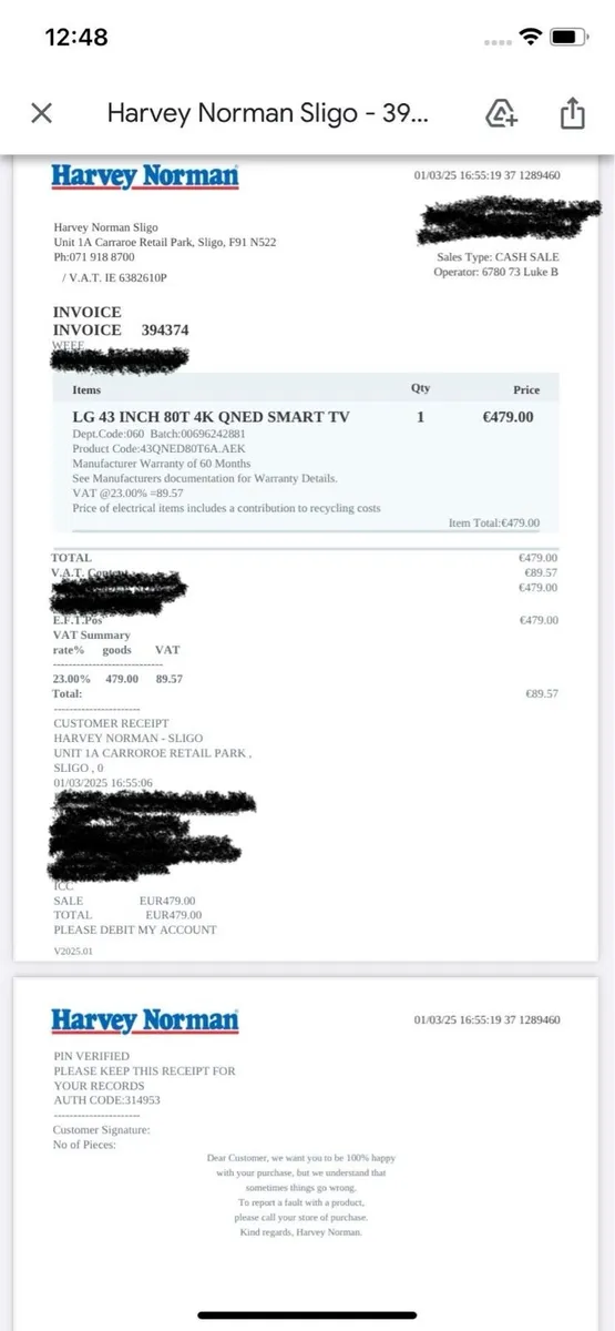 LG 43 inch QNED tv - Image 4