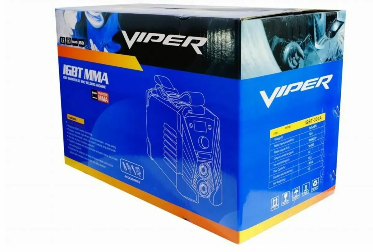 VIPER MMA 300A LCD Inverter Welder (IGBT) - Image 1