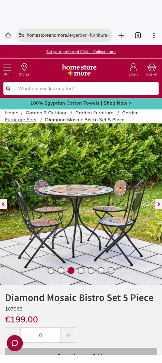 Garden table & Chairs - Image 3