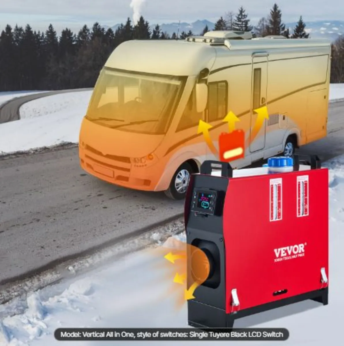 5KW Diesel Air Heater, All in One 12V Diesel - Image 2