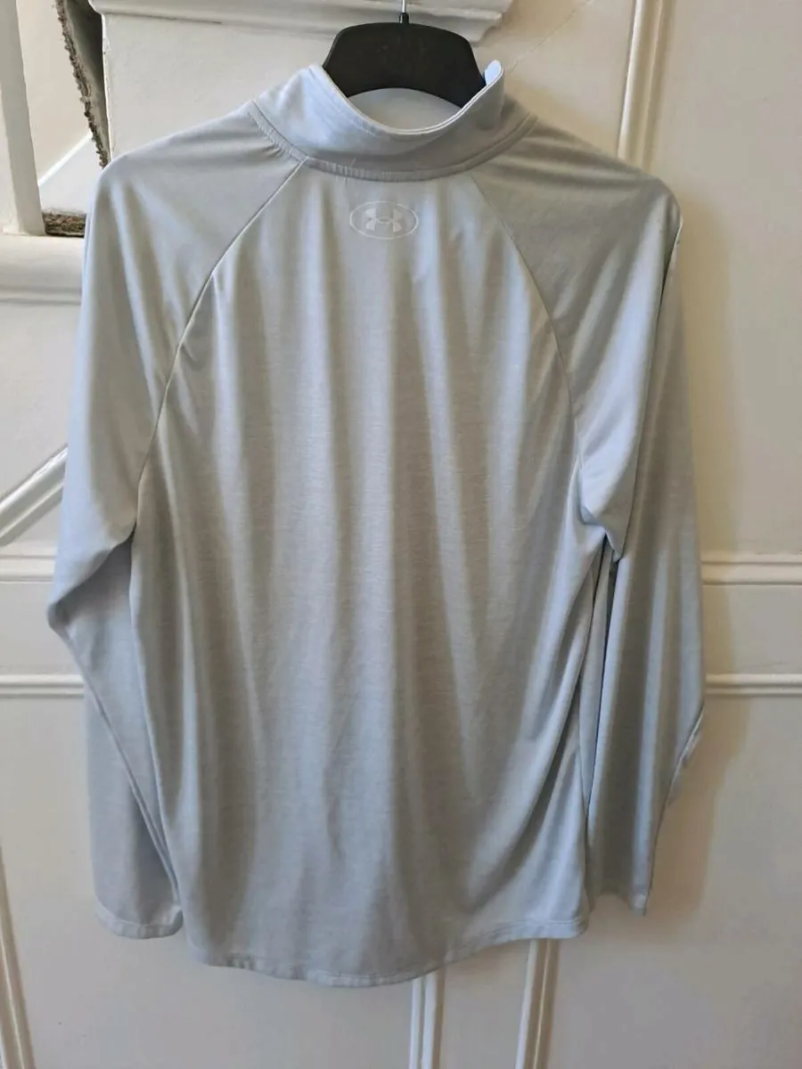 Under Armour Grey quarter zip top size M - Image 3