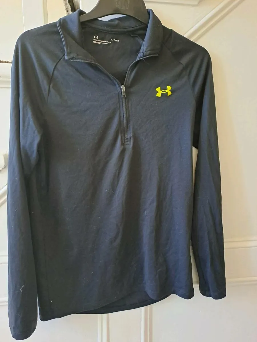 Under Armour Size S black quarter zip - Image 1