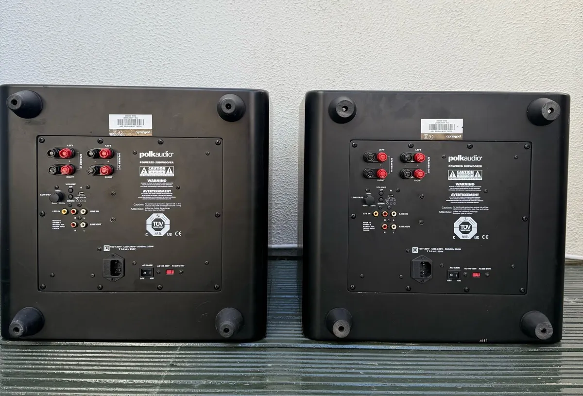 2 PolkAudio DSW PRO600 subwoofers (faulty) - Image 2