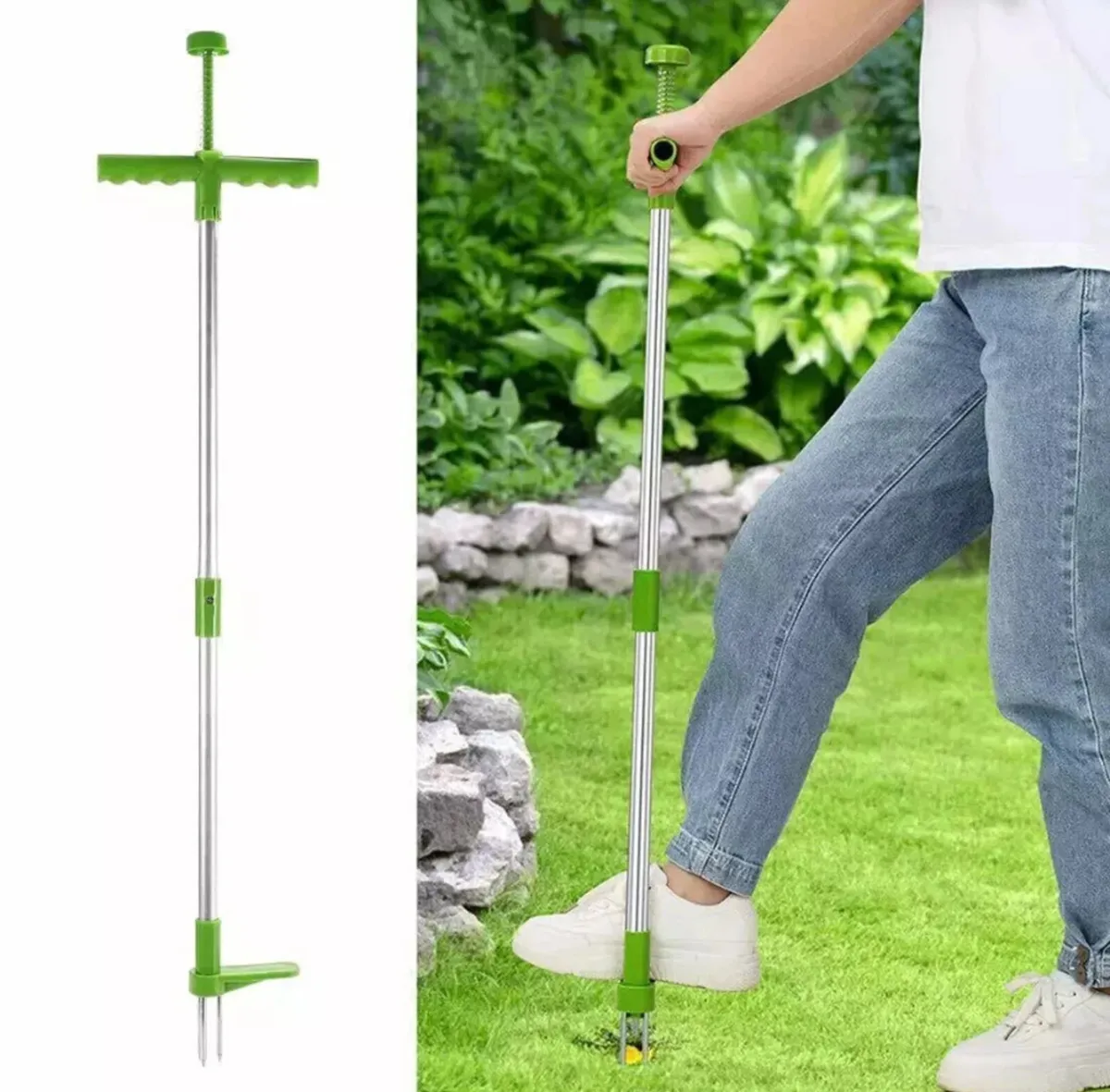 Weed Puller Twister Steel Claw Weed Remover - Image 2