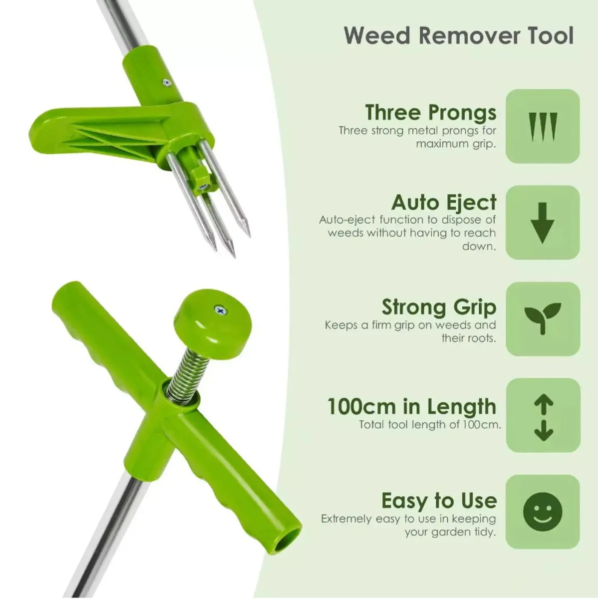 Weed Puller Twister Steel Claw Weed Remover - Image 3